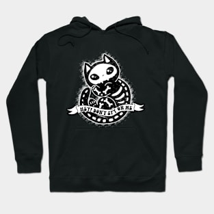 Cute Cat Skellington Hoodie